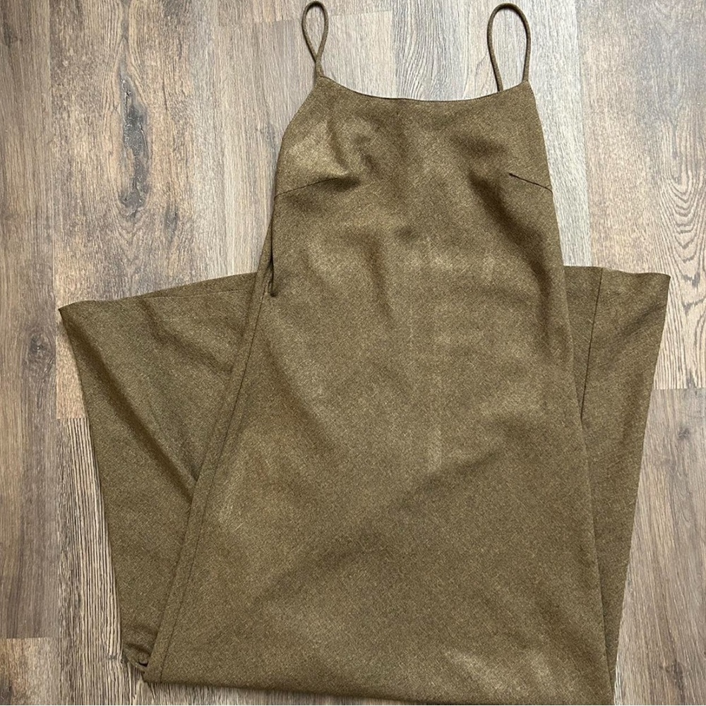 Party Express Vintage tan Maxi dress